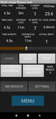 Beep Test Leger Running FREE android App screenshot 2